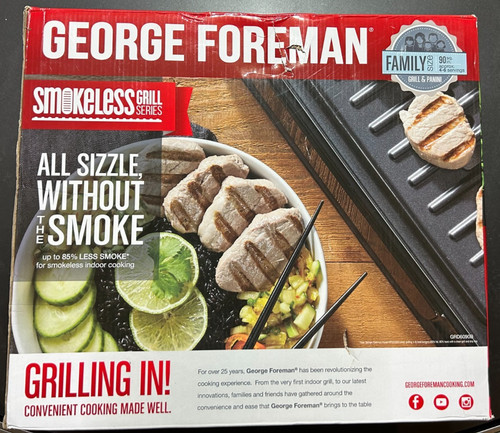 George foreman family size - george,