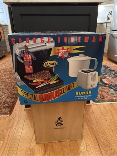 George foreman combo gr19bwhpt - george,