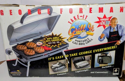 George foreman portable - foreman, gas