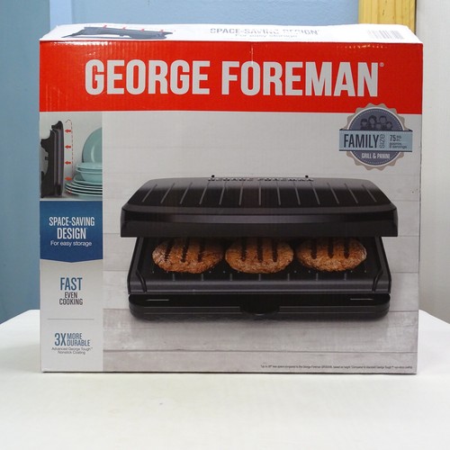 George foreman family size - george,